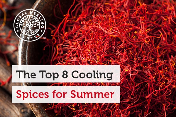 Saffron is one of the top cooling spices to use in the summer.
