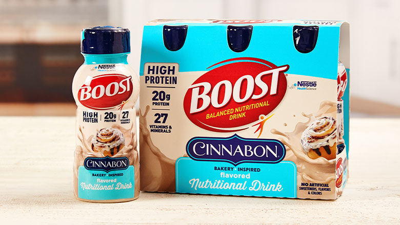 BOOST High Protein Cinnabon Bakery Inspired Flavored Nutritional Drink