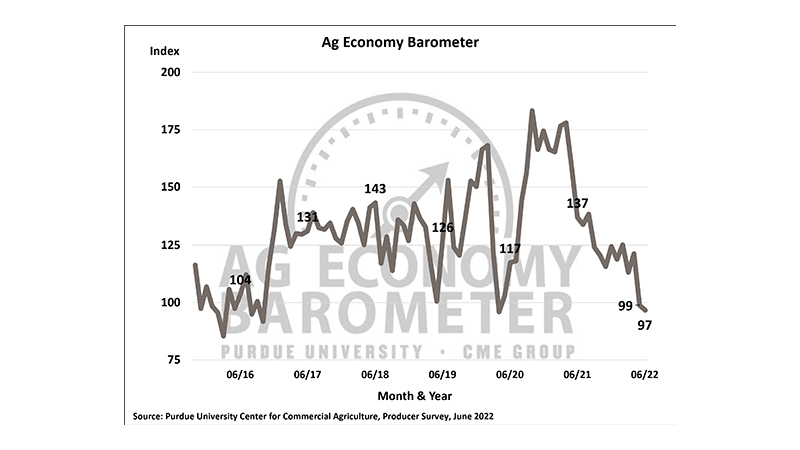 Farmer sentiment remains weak, crop producers contemplating acreage shifts in 2023