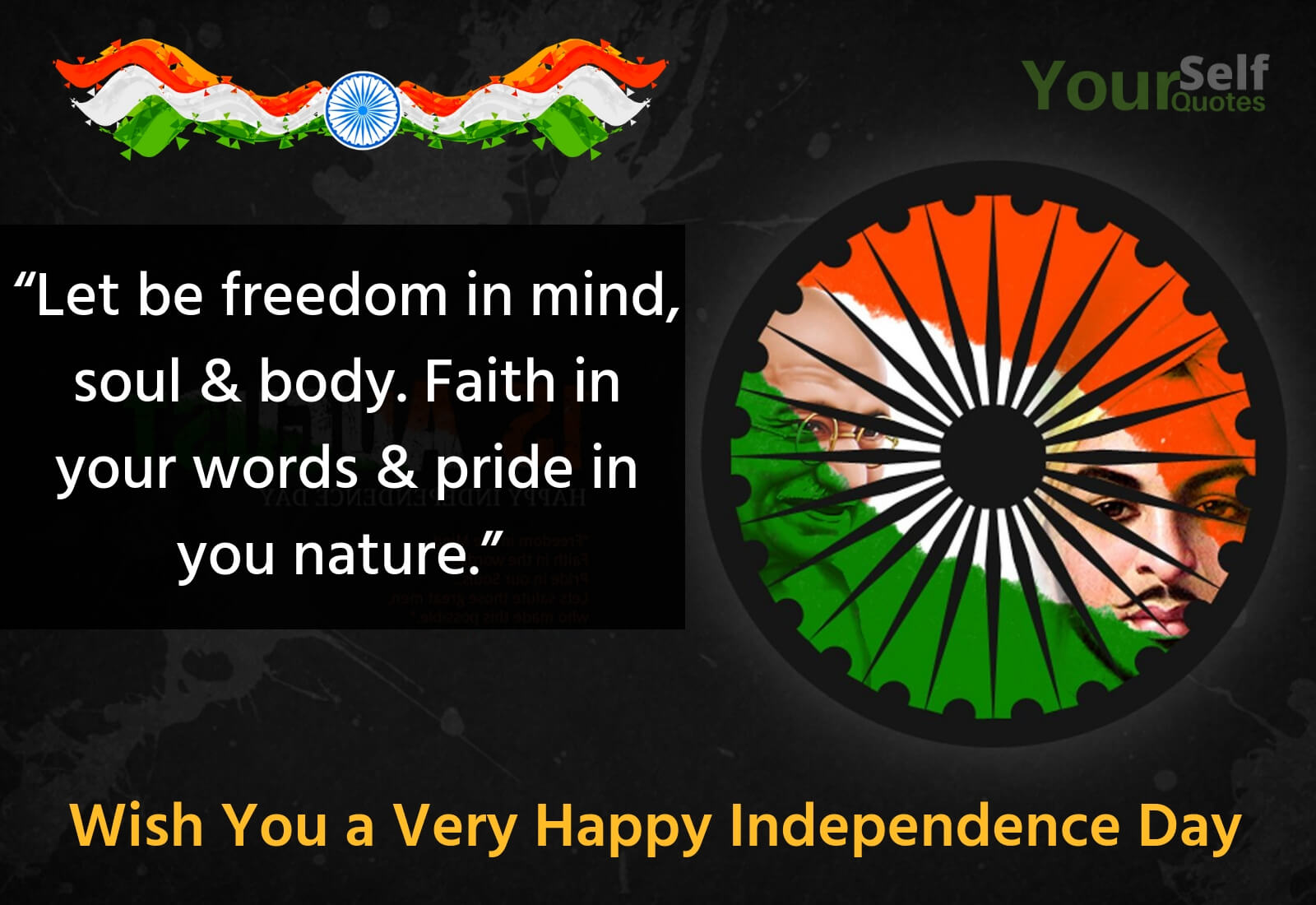 Happy Independence day wishes in english