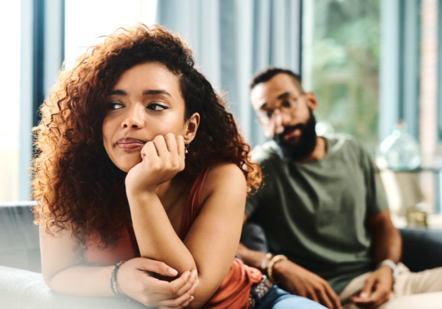 woman neglecting her partner how to how to fall out of love with someone