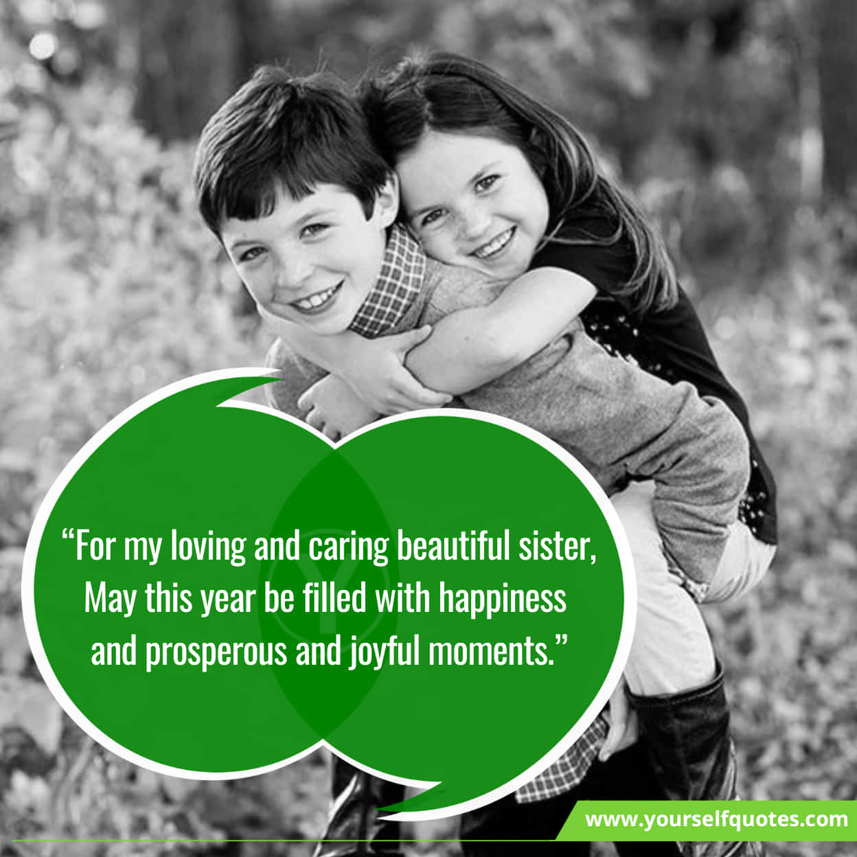 Cheerful Heart-Felt Wishes On New Year For Sister