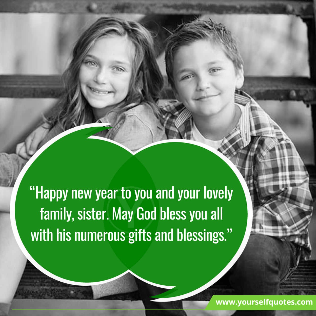 New Year Encouraging Wishes for Sister