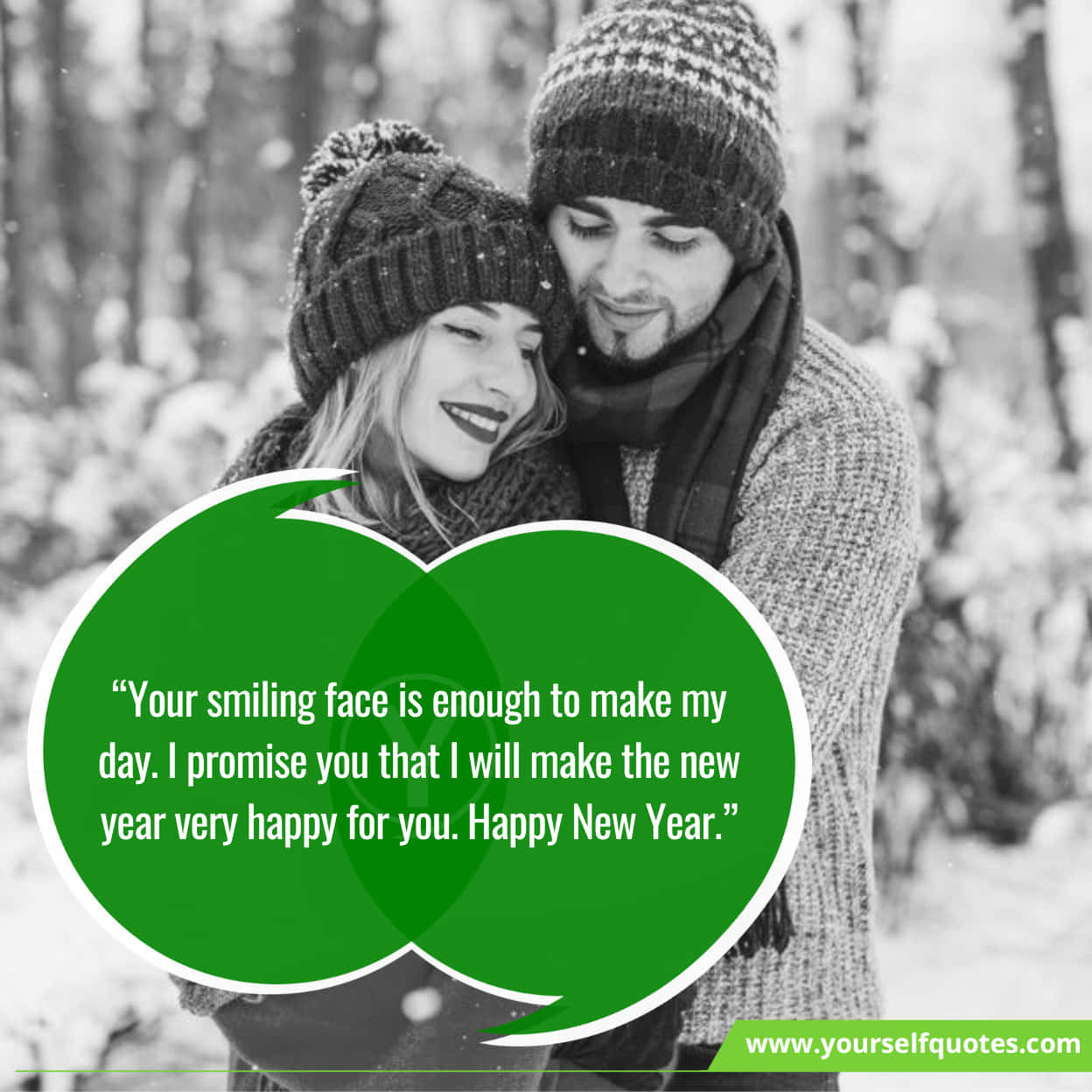 Cheerful Alluring Wishes On New Year For Girlfriend