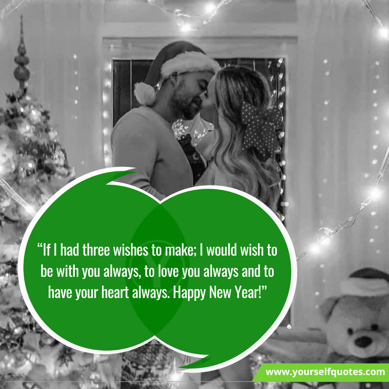 Alluring Wishes On New Year For Girlfriend