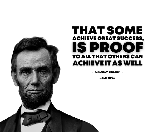 Real Life Inspirational Stories of Success - Abe Lincoln