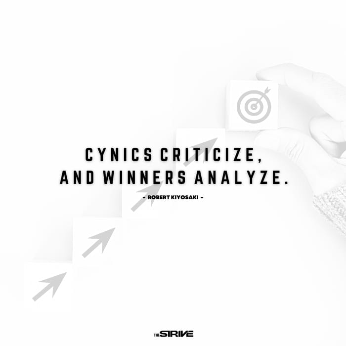 Rich Dad Poor Dad Quote on Winners