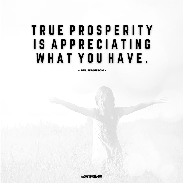 true prosperity quote