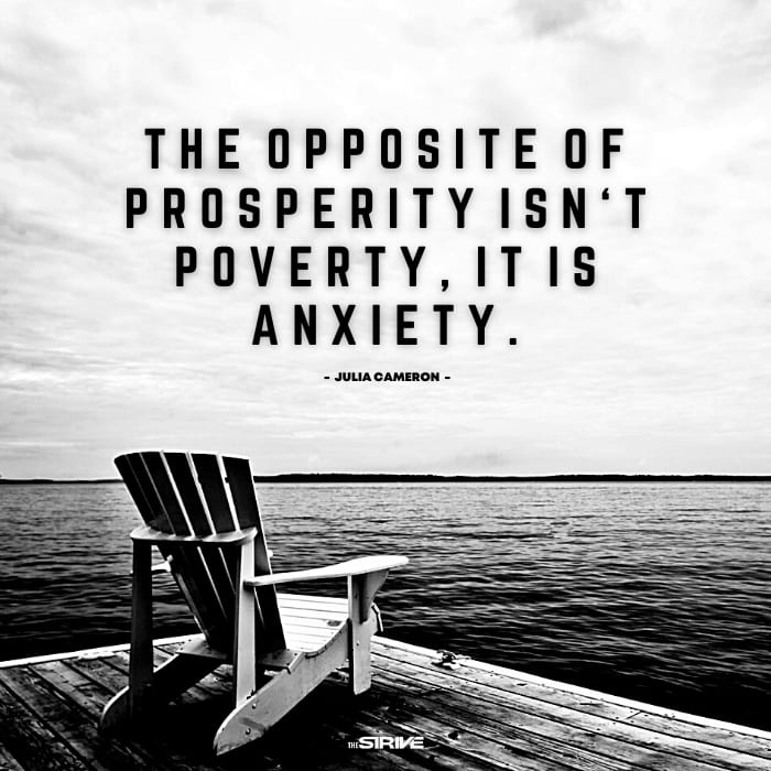 prosperity quotes about poverty and anxiety