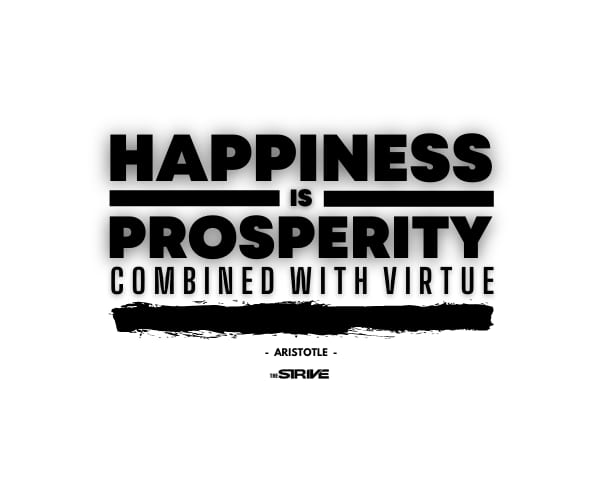 aristotle quote about prosperity