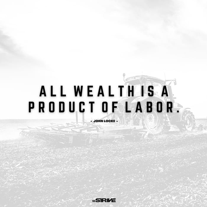short hard work quote about labor