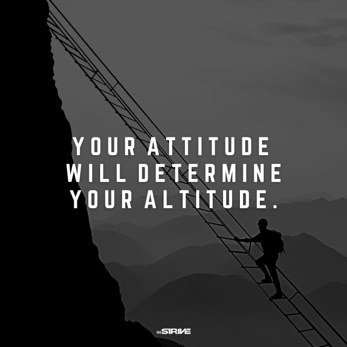 business mantra on attitude