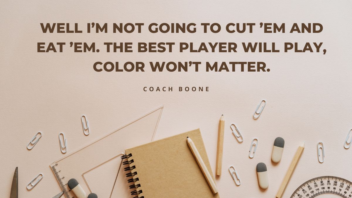 Coach Boone’s Playbook: Inspirational Lessons from “Remember the Titans”