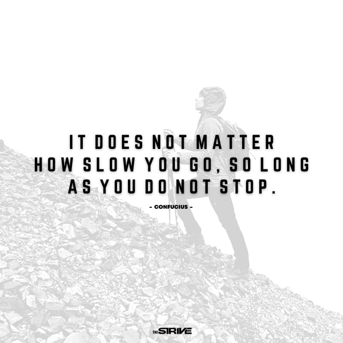 momentum quote about not stopping