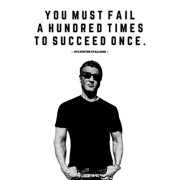 sylvester stallone success stories quote