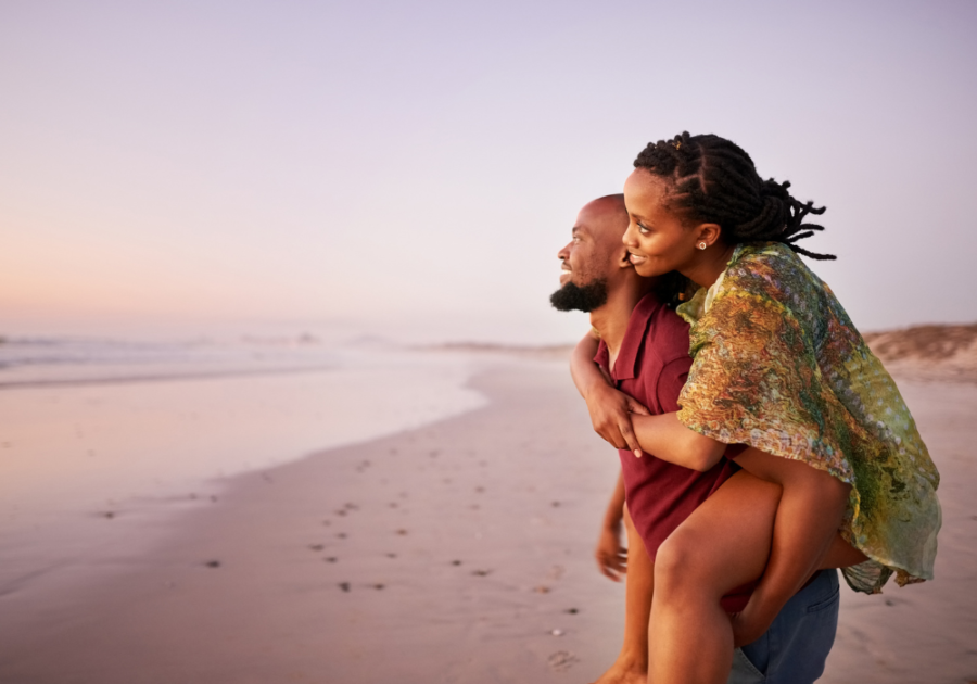 couple at beach, love letters to make him cry