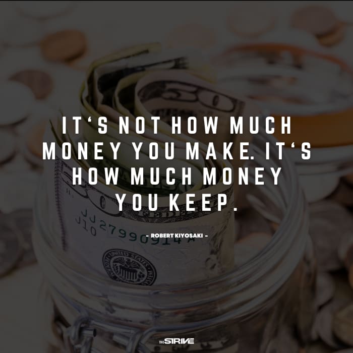 It's How Much Money You Keep Quote