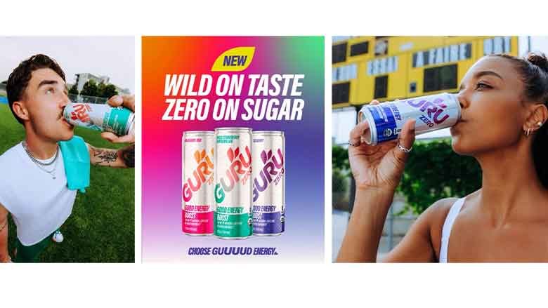 GURU Organic Energy Zero Sugar Line