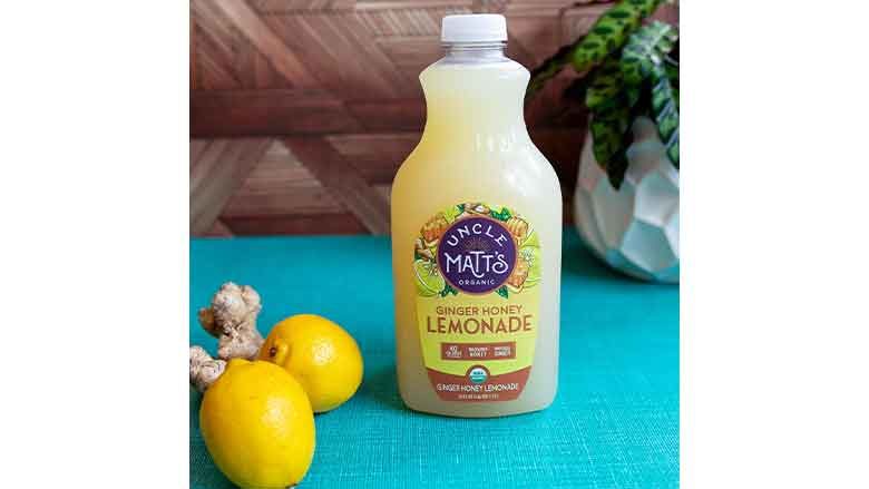Uncle Matt’s Organic Ginger Honey Lemonade