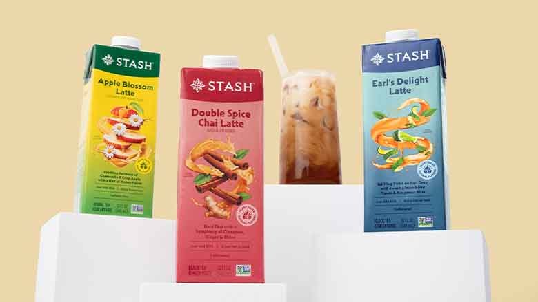 Stash Tea Double Spice Chai, Earl’s Delight & Apple Blossom Tea Latte Concentrates