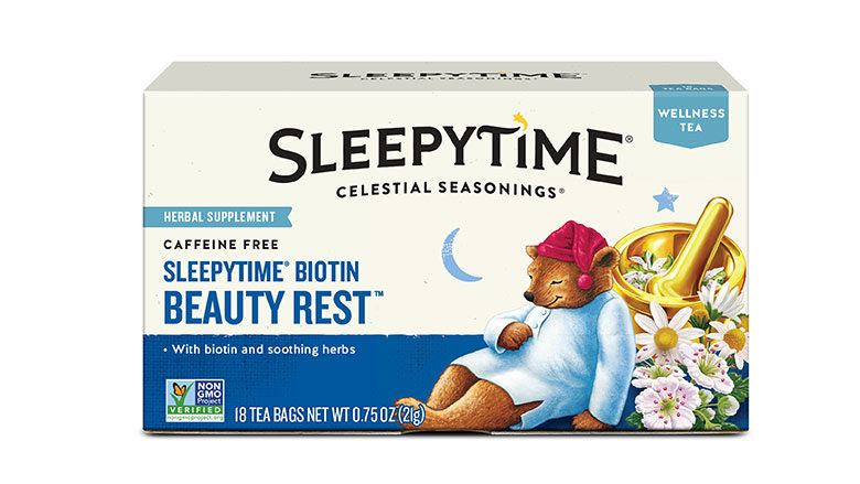 Celestial Seasonings Lemon Honey Drop and Sleepytime Biotin Beauty Rest