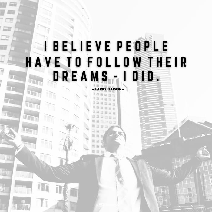 Billionaire Quote by Larry Ellison