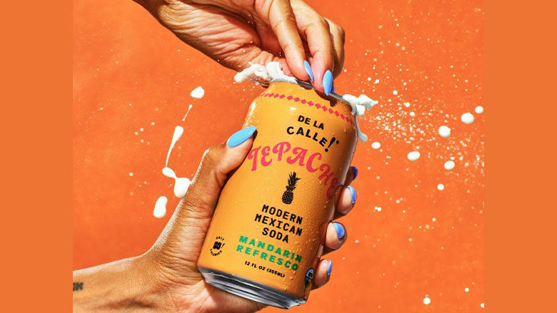 De La Calle Mandarin Refresco Modern Soda
