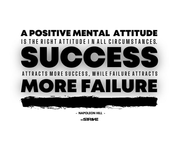 positive thinking is the key to success quote