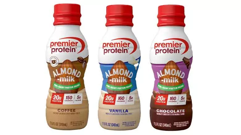 Premier Protein Launches Non-Dairy Almondmilk Shakes