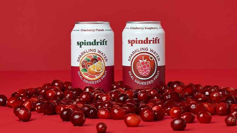Spindrift Pours on Fall Flavor with Cranberry Punch and Fan-Favorite Cranberry Raspberry