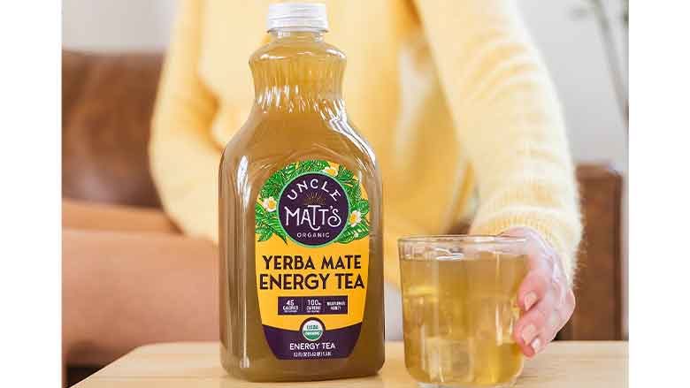 Uncle Matt’s Organic Launches Yerba Mate Energy Tea