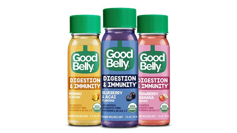 GoodBelly Debuts Reformulated Wellness Shots at Whole Foods