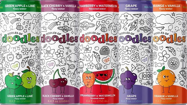 Oodles of Doodles Launches Kid-Friendly Flavored Waters in the US