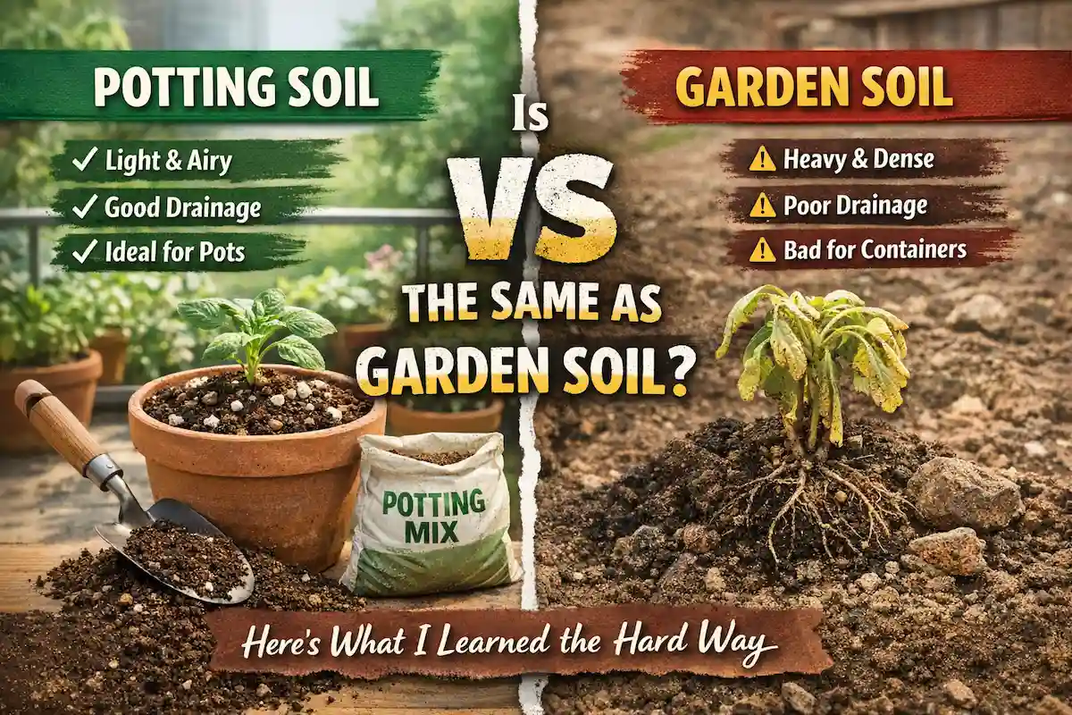 Is Potting Soil the Same as Garden Soil? Here’s What I Learned the Hard Way