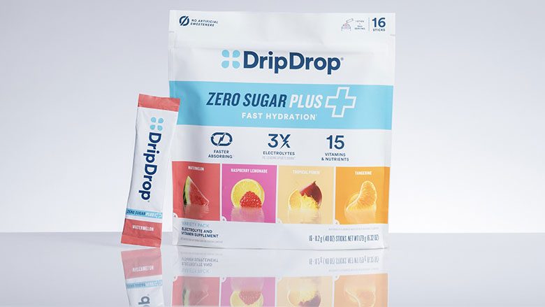 DripDrop Launches Zero Sugar Plus Hydration