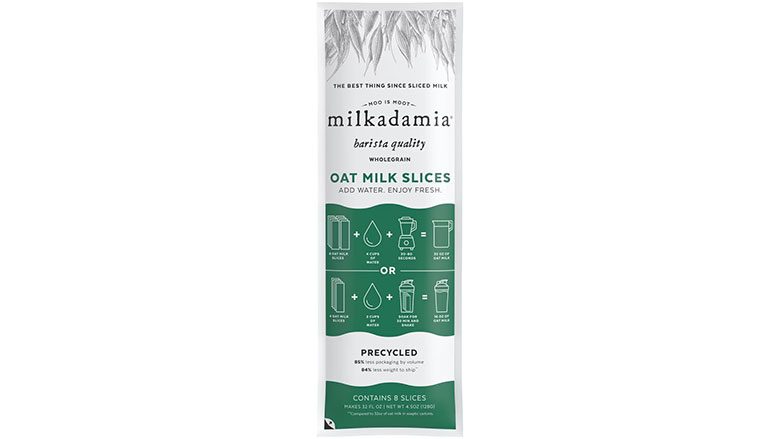 milkadamia Debuts Shelf-Stable Oat Milk Slices at Target
