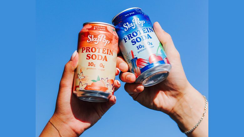 DON’T QUIT Rebrands as SkyPop Protein Soda