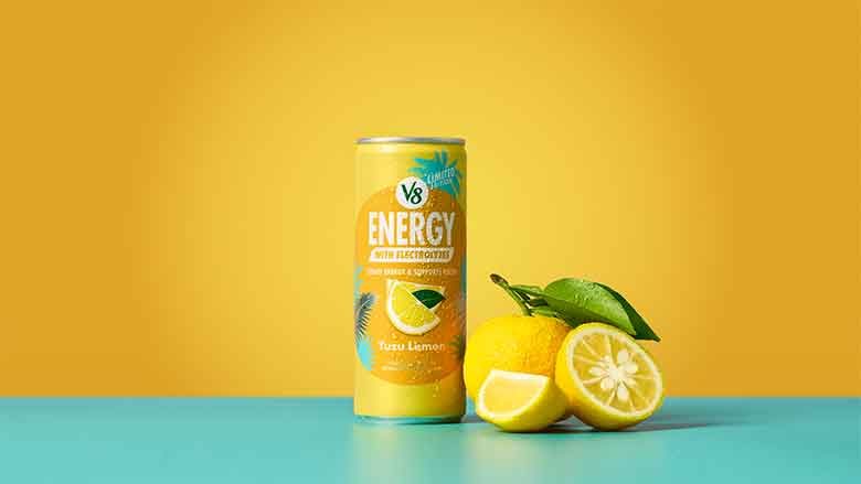 V8 Energy Launches Yuzu Lemon Drink