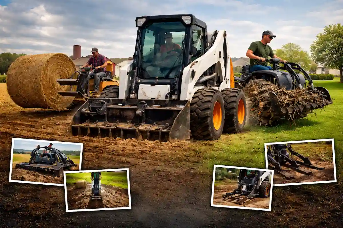 Which Industry Gets More Versatility From Skid Steer Attachments: Farming or Landscaping? 