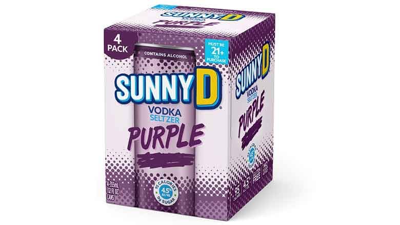 SunnyD Launches Purple-Inspired Vodka Seltzer